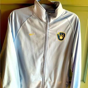 Nike Milwaukee Brewers zip up sweatshirt XL